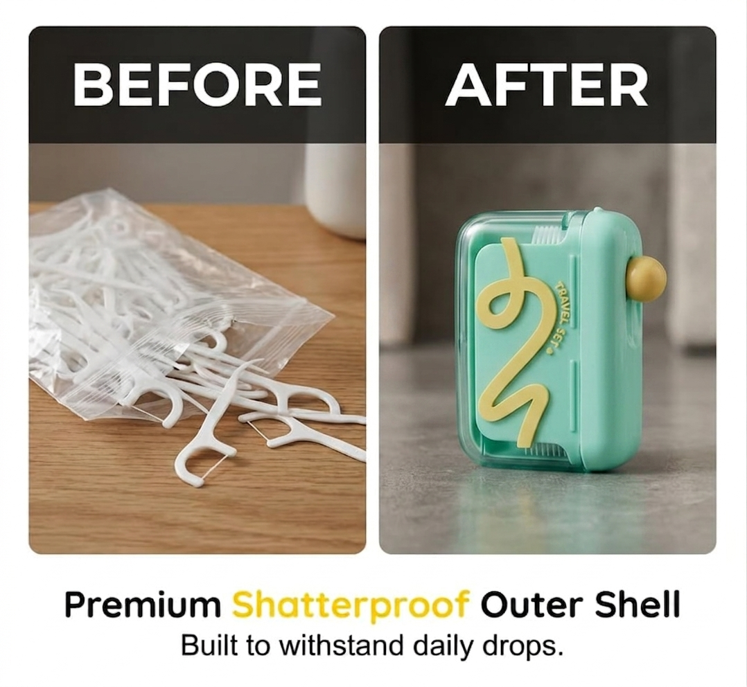 Portable Dental Floss Dispenser - FlossGo